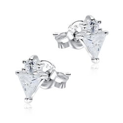 Beautiful Designed with CZ Stone Silver Ear Stud STS-5131